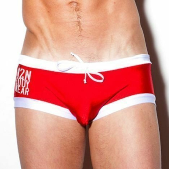 N2N Men's SG1 Red Renegade Swimsuit Bikini NEW - Picture 1 of 4